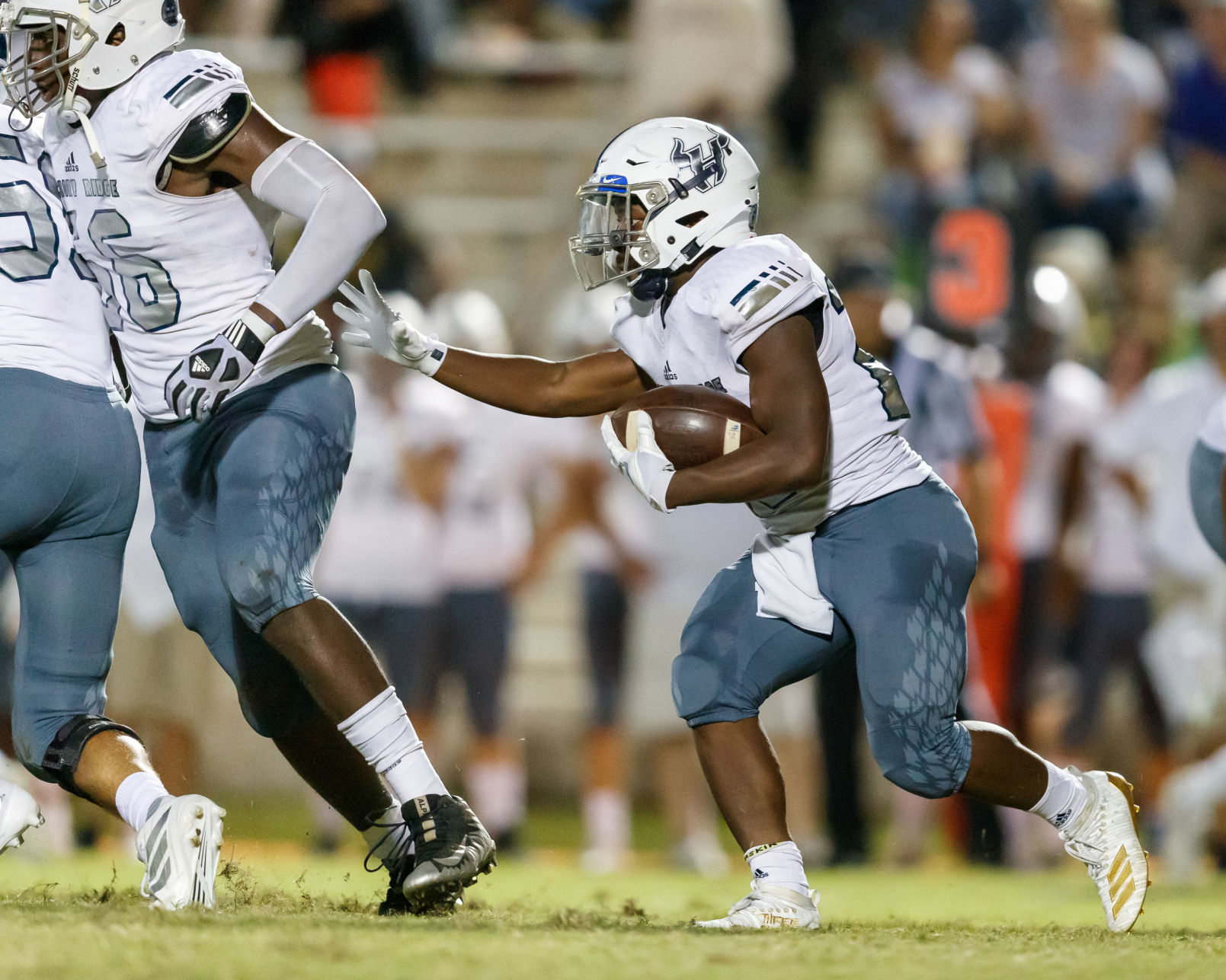 The Northwest Cabarrus Trojans defeat Hickory Ridge Ragin' Bulls to remain undefeated 34-29.